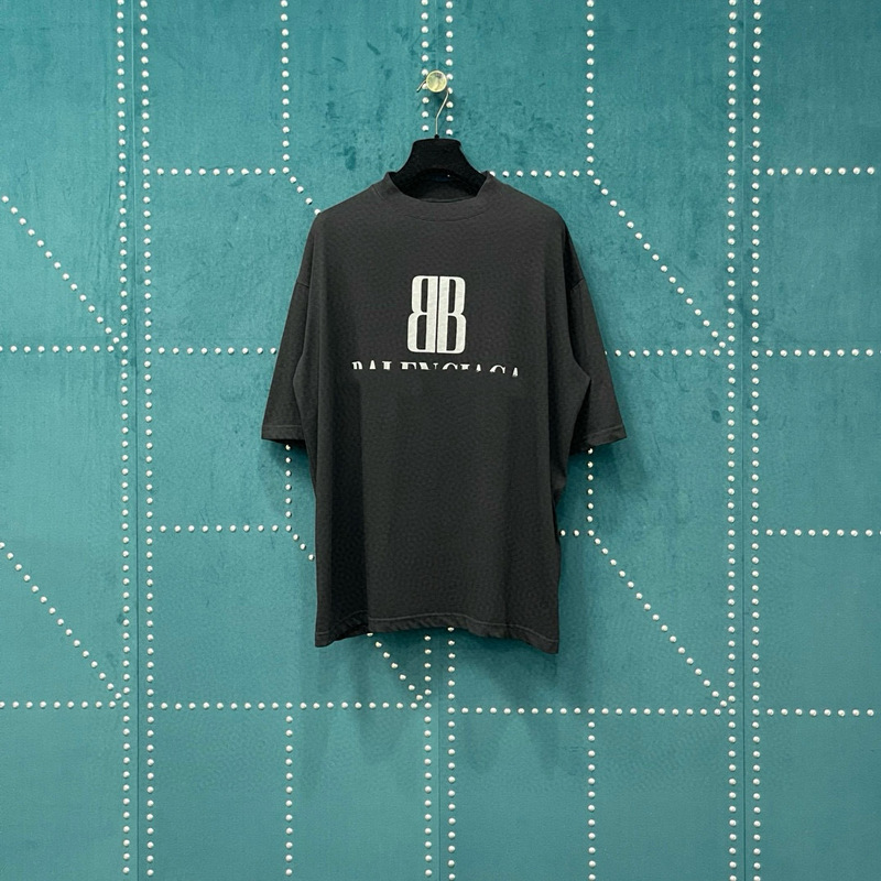 High-End Custom Men's and Women's Square Bb Printed Short-Sleeved T-Shirts, Loose High-Weight Short-Sleeved T-Shirts, Cross-Border Supply for Daily Use High-End Custom Men's and Women's Square Bb Printed Short-Sleeved T-Shirts, Loose High-Weight Short-Sleeved T-Shirts, Cross-Border Supply for Daily Use