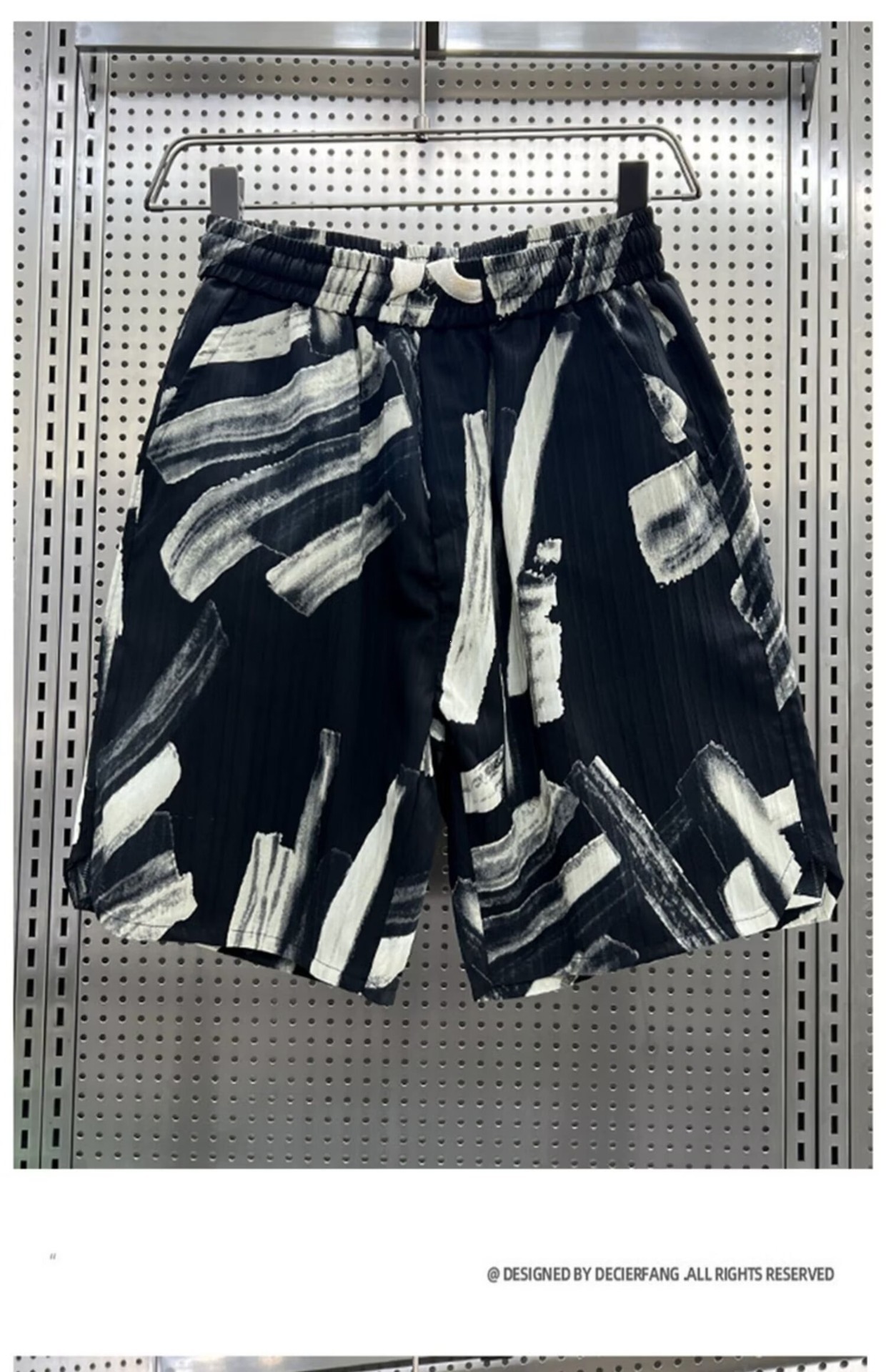 Herren Shorts Mit Print Sportlich Locker Für Den Sommer_voghion.com