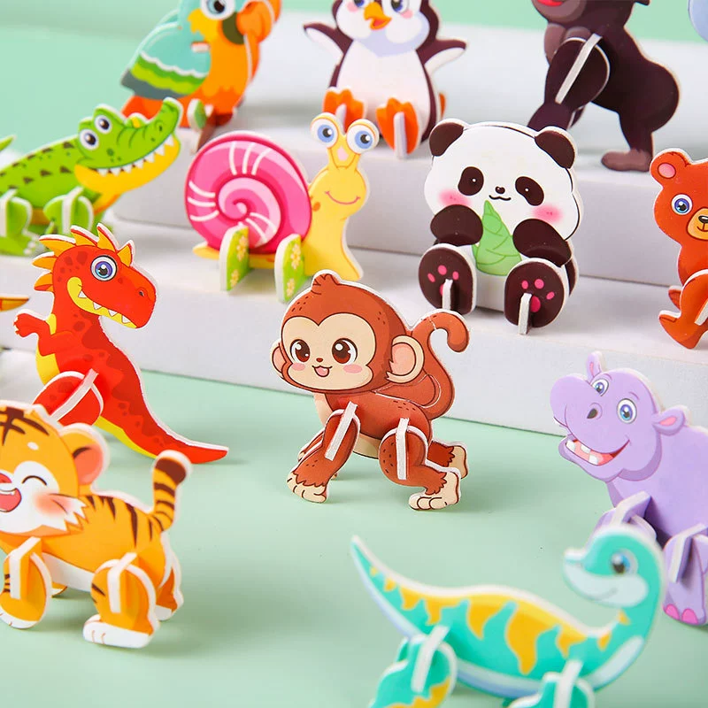Cute brainteaser, cognitive three dimensional toy, early education