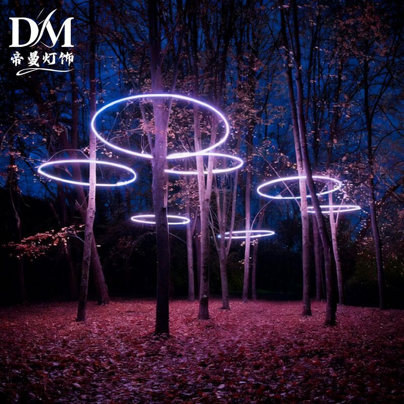 Lighted Festive Tree Decorations, Ambient Colored Lights, Landscape Lighting, Glowing Circles, Colorful Light Rings, Decorative Shape Lights Lighted Festive Tree Decorations, Ambient Colored Lights, Landscape Lighting, Glowing Circles, Colorful Light Rings, Decorative Shape Lights