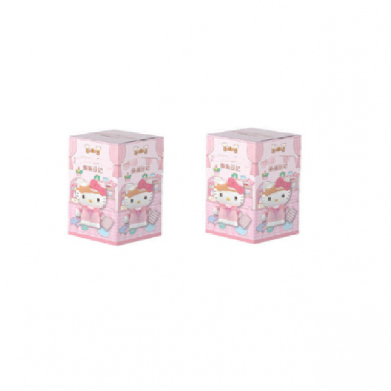 ハローキティ ドレスアップ日記シリーズ ブラインドボックス サンリオ KT 猫ハンドオフィス かわいいデスクトップ装飾品 おもちゃ チャンギング|undefined