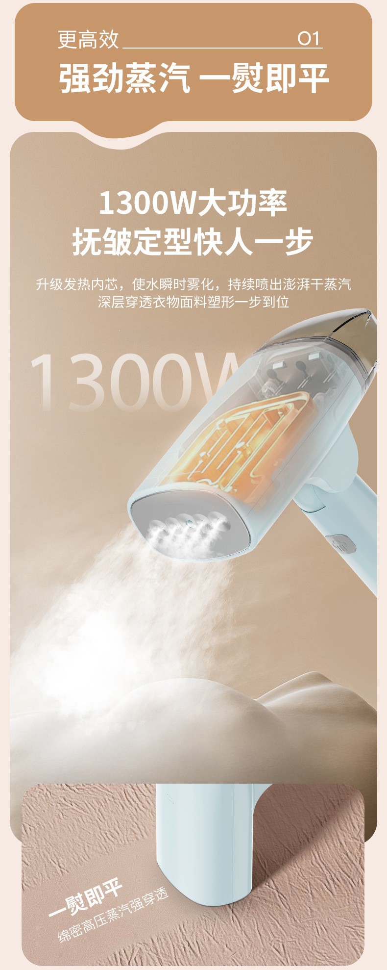 Best-Selling Portable Handheld Garment Steamer Steam Iron Pressing Machine Travel Steamer for Students