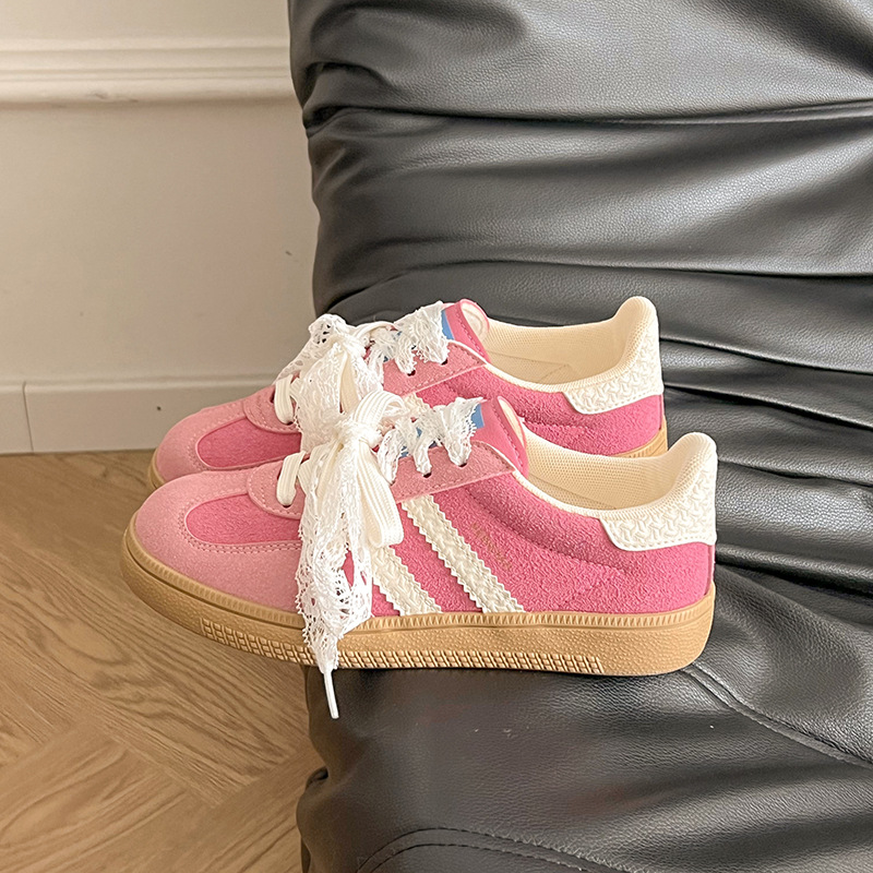 Ballet plateado estilo nicho retro alemán zapatos de entrenamiento femenino 2025 nuevos deportes primavera y otoño encaje plano zapatos casuales image 9