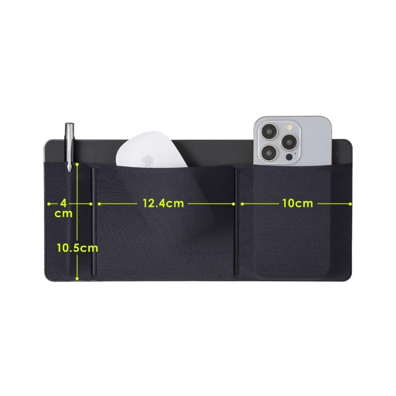クロスボーダー新型ノートライカマウスステッカー高弾力無線マウスステッカー多ポケットパソコン部品収納袋|undefined