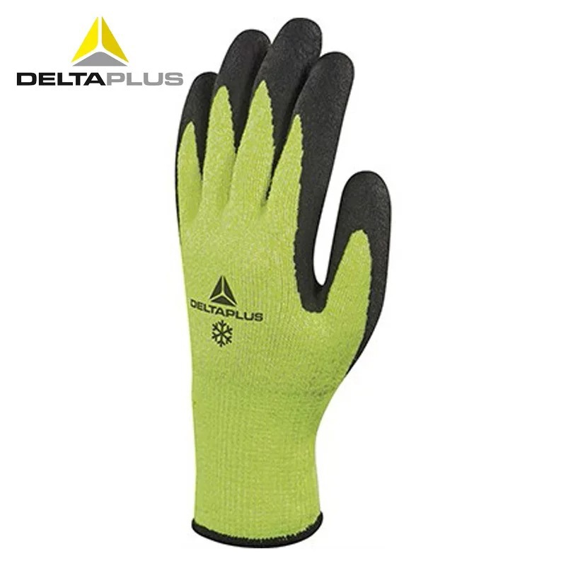 代尔塔款201737防寒E级防切割手套 乳胶掌面手指涂层耐磨防水手套