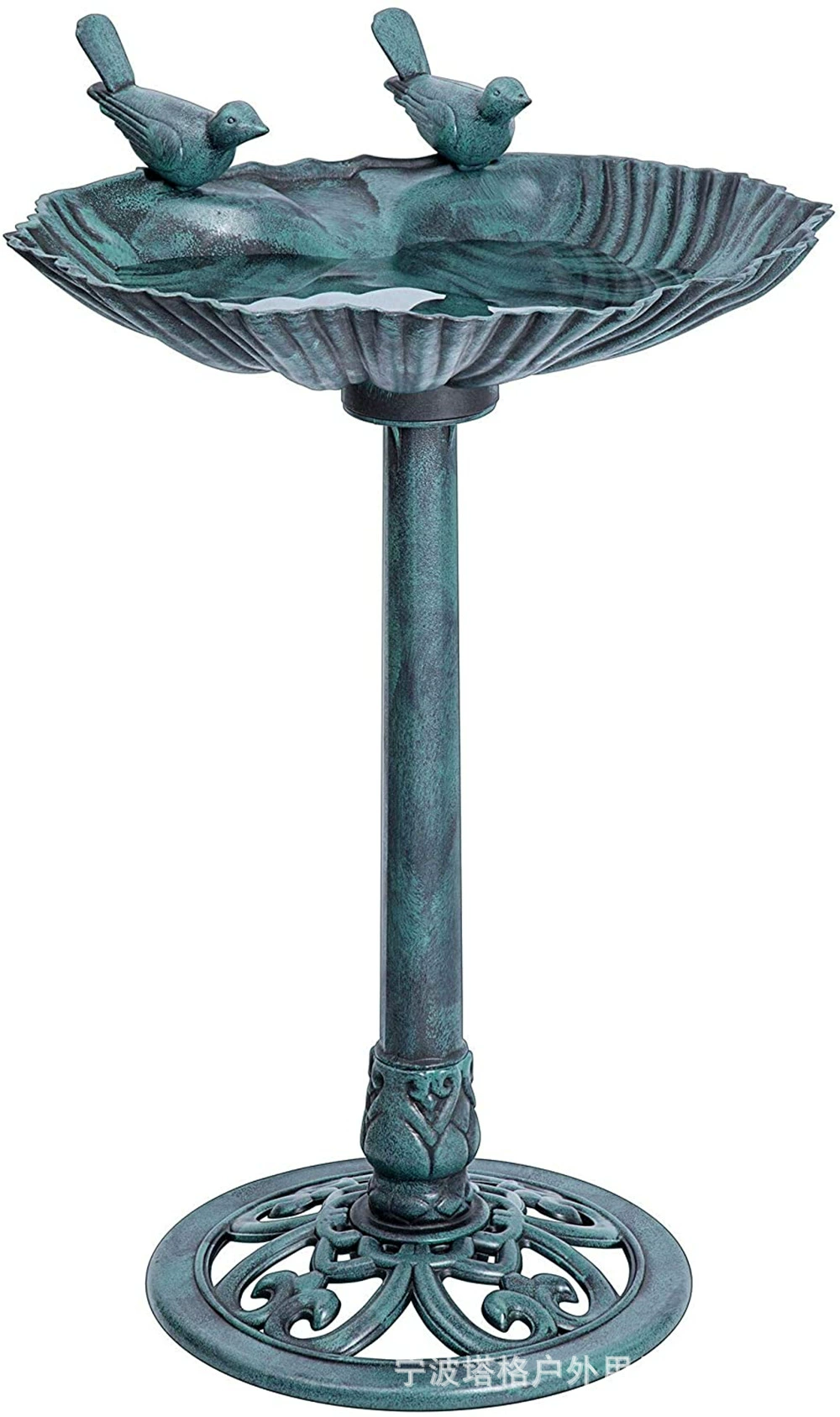 Открытый Птичья ванна Парк Вид на сад