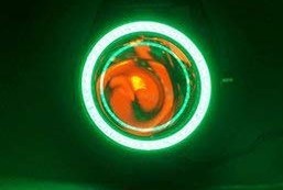 Cross-border e-commerce modified electric car led headlight angel eye handlebar external u7 motorcycle light led headlight