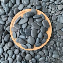 烹饪石头馍饼专用石头黑色鹅卵石耐高温石头木桶鱼火山石烤肠石头