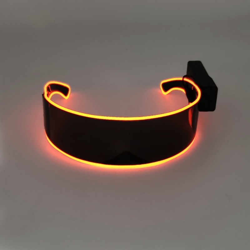 Gafas luminosas para discoteca transfronterizas de comercio exterior, divertidas, sensación tecnológica, para fotos, gafas de sol, para fiestas/bares, gafas de sol geniales image 11