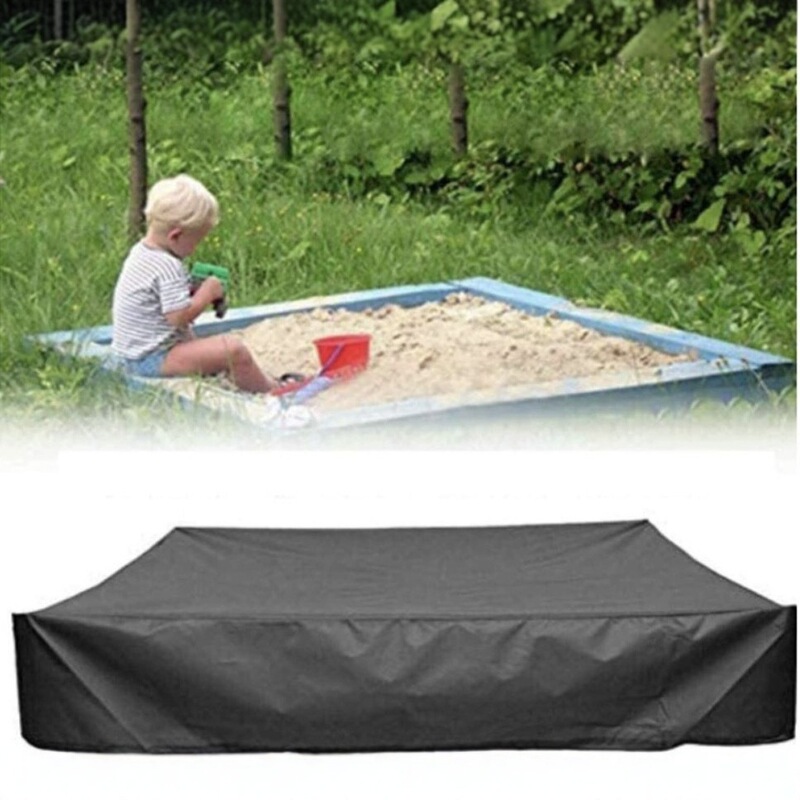 Cross-Border Garden Courtyard Square Green Garden Children's Toy Sandbox Cover Outdoor Square Sandbox Cover Sunshade