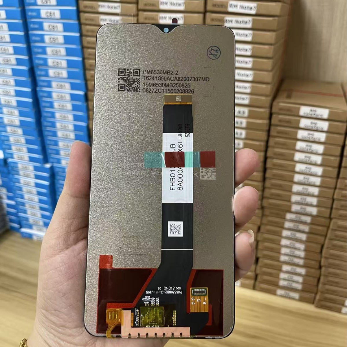Aplicable para el conjunto de pantalla de teléfono móvil Redmi Note9T Redmi Note9 4G con marco
