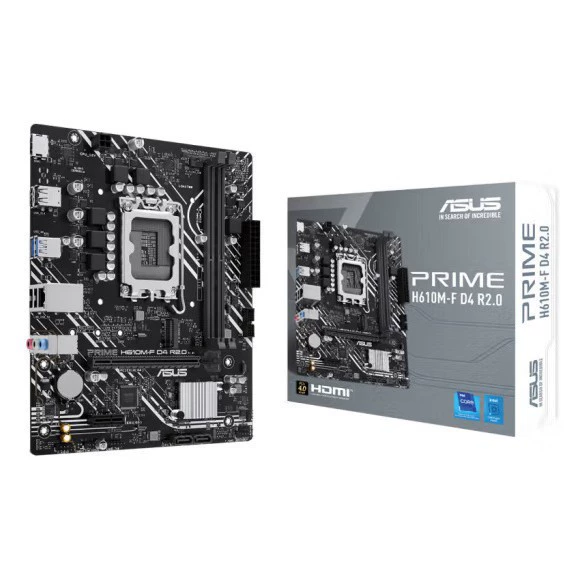 Материнская плата Prime H610M-F D4 R2.0 для домашней мощности Office Princess Board поддерживает 12-й и 13-й поколения