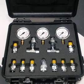挖掘机液压油测压表测试表量压力检测仪测压盒先导泵高压仪表