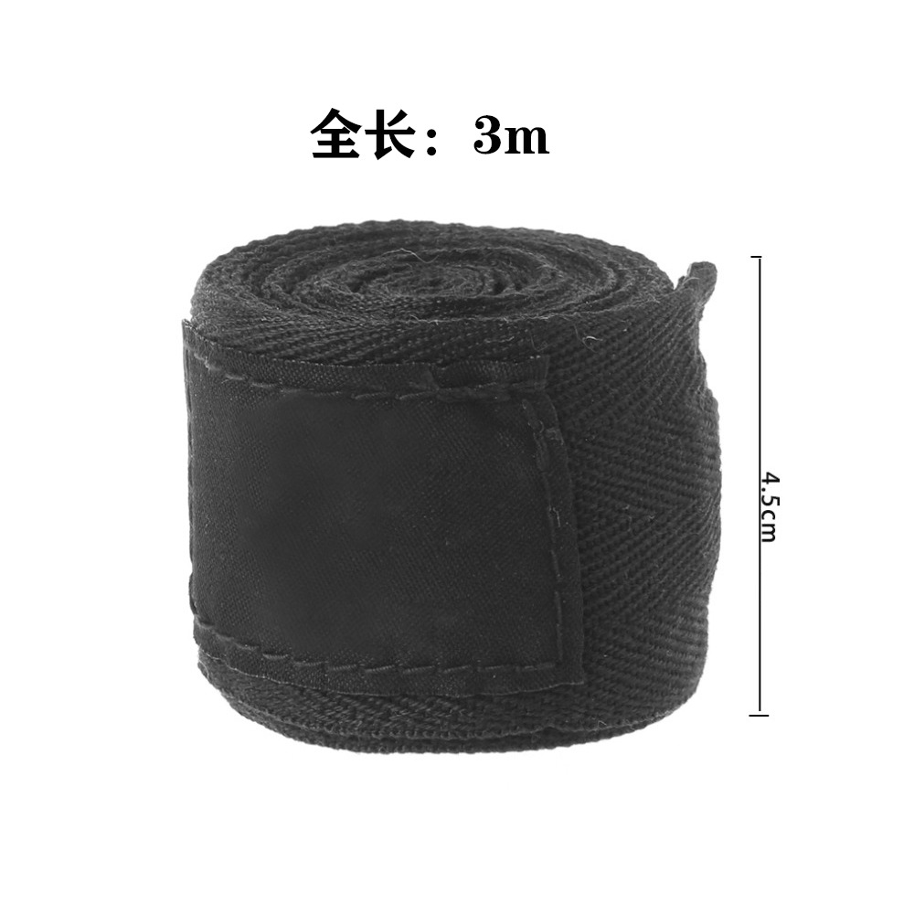 Venta al por mayor 3 m largo micro elástico no estándar color sólido adulto vendaje de boxeo tailandés Sanda banda de mano