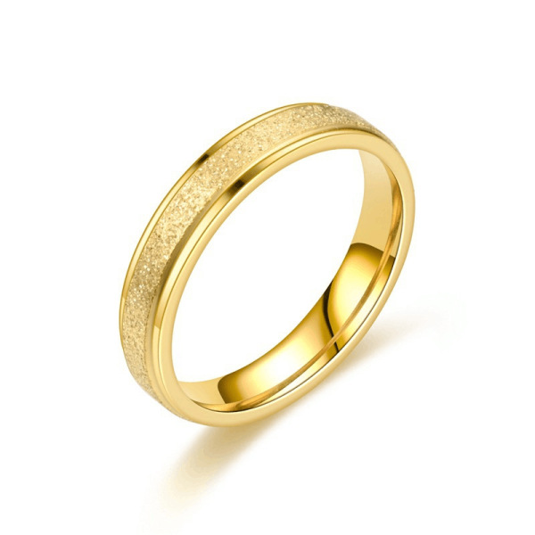 fashionable matte ring stainless steel