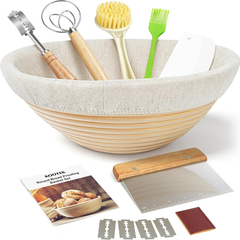 Juego de herramientas para hornear azul de fermentación de pan europeo caliente de Amazon transfronterizo