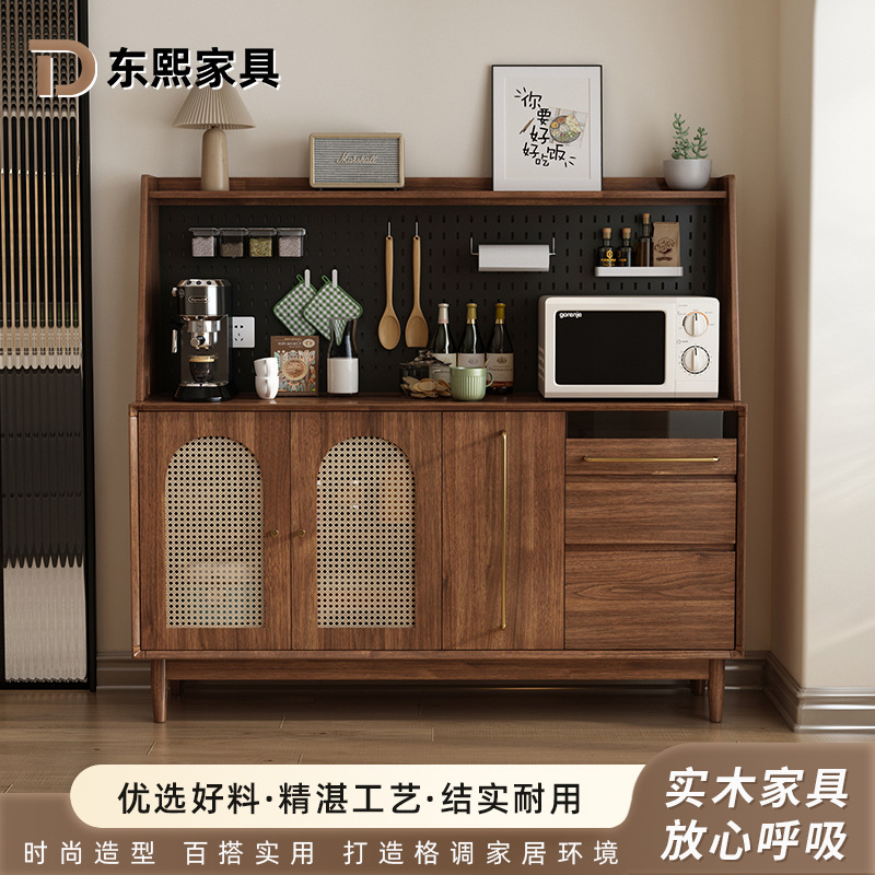 New Chinese-Style Rattan Sideboard Integrated Wall-Mounted Tea Cabinet Coffee Cabinet Tea and Wine Cabinet Storage Cabinet Kitchen New Chinese-Style Rattan Sideboard Integrated Wall-Mounted Tea Cabinet Coffee Cabinet Tea and Wine Cabinet Storage Cabinet Kitchen