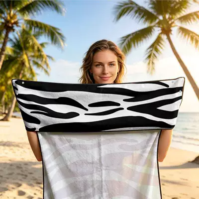 Printed bath towel and car Universal seat cover