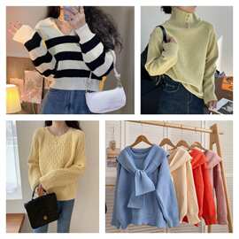 欧美女装毛衣针织衫杂款包Cross-border Amazon women's sweater