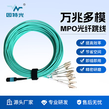 光纤跳线MPO万兆多模8/12/24芯40G光模块用光纤线数据中芯连接线