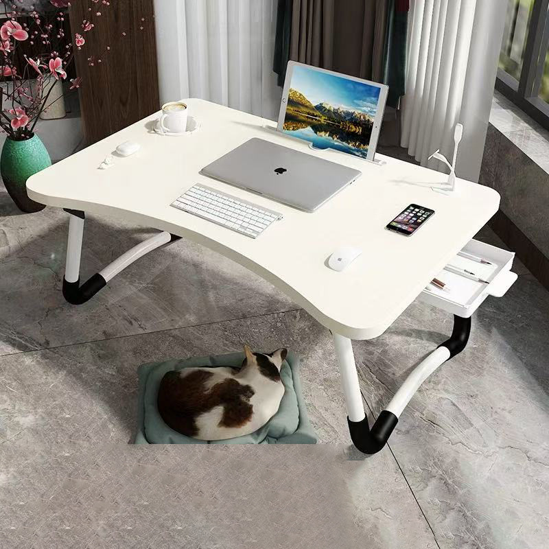 ベッドの上で折り畳み式のテーブルのメーカーの卸売りのベッドの上で机のコンピュータの机の怠け者の机の学生は作業の折り畳み式の机の板を書きます。|undefined