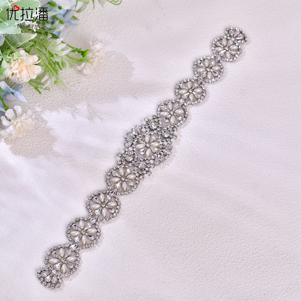 Youlapan rhinestone cinturón decorativo vestido de novia faja AliExpress Venta caliente Fabricante en stock S161