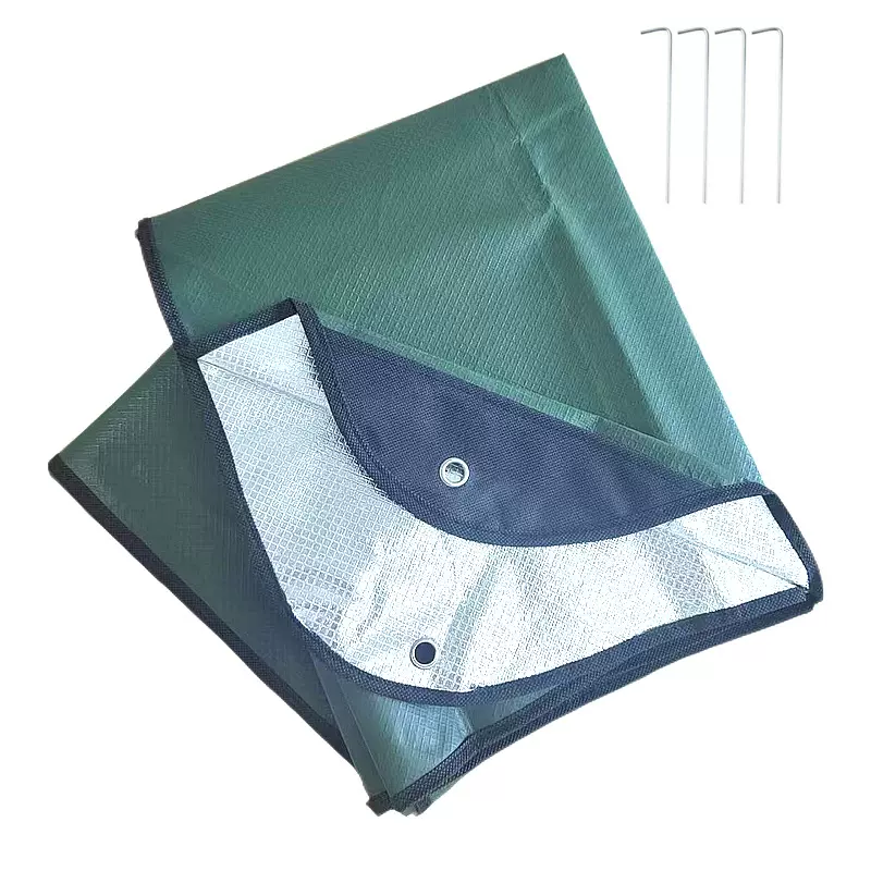 新款加厚橙色无纺布急救毯帐篷野营保温户外应急毯批发地垫摆摊布