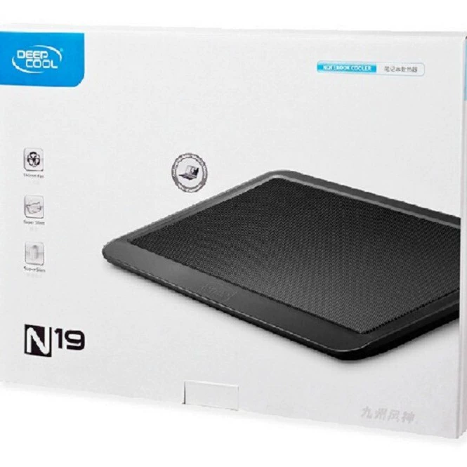 Laptop, air fan, radiator with accessories