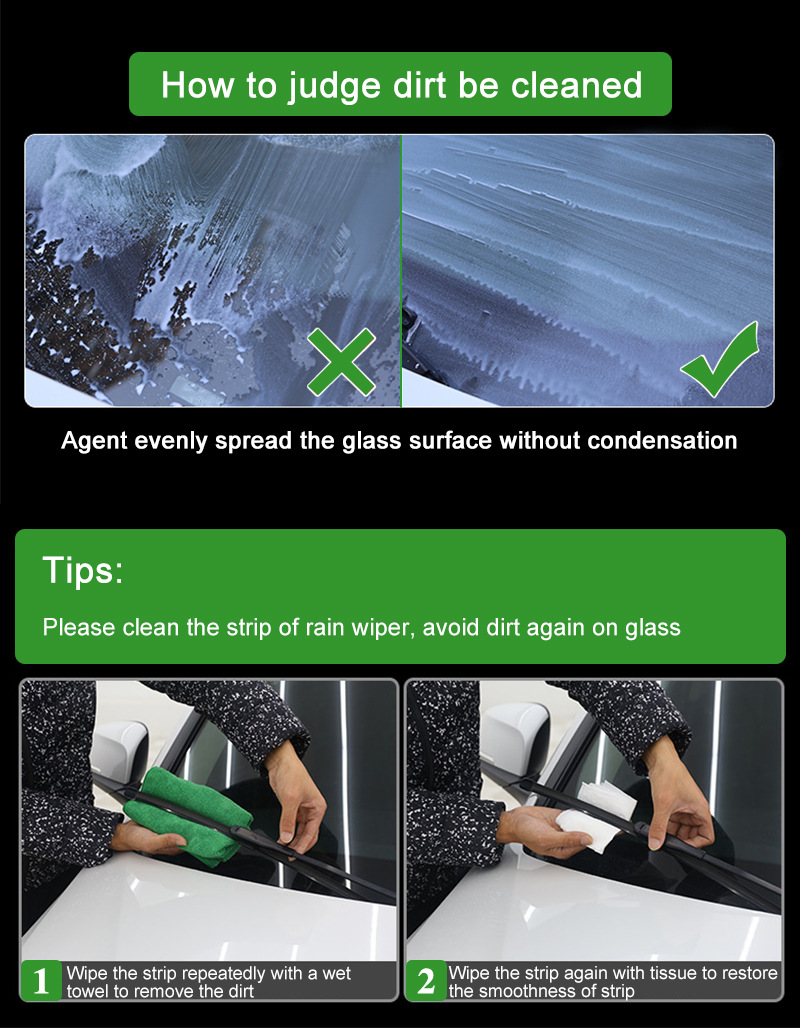 JB-XPCS-20 car glass oil film removal paste windshield cleaner