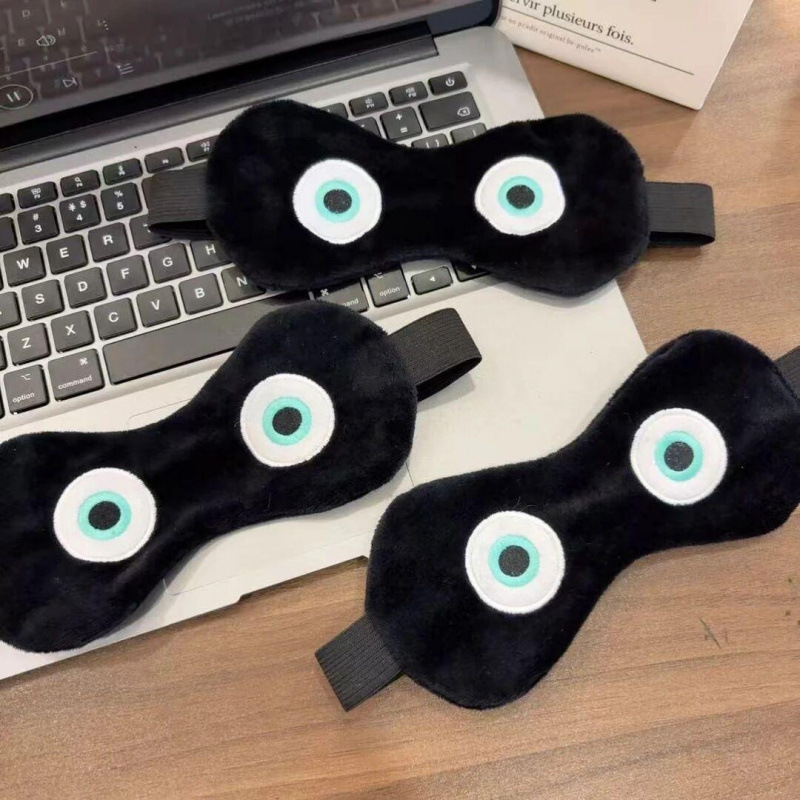 New Eggboy black eye mask, Eggboy party accessories, fun and creative niche light-blocking car interior items