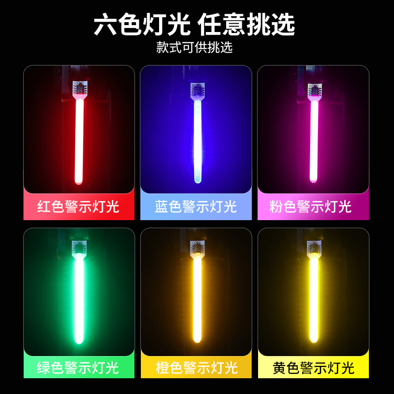 Kuasu creativo bicicleta montando luz trasera noche montando advertencia USB carga carretera montaña off-road vehículo accesorios al por mayor