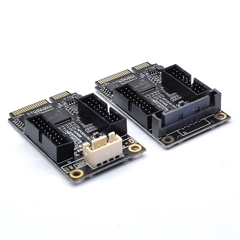 MINI PCI-Eת˫��19PINǰ��19��5Gbps��չ��4��ת�ӿ�D720201