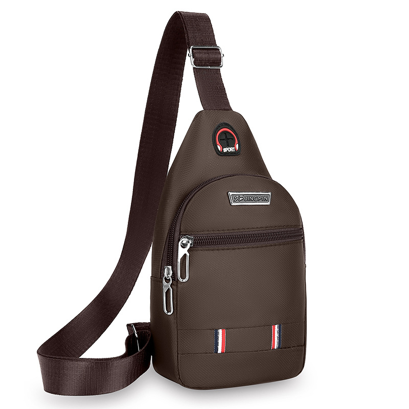 Moda transfronteriza bolso de pecho de los hombres nueva bolsa de mensajero de hombro casual Oxford tela moda simple bolsa de pecho mochila portátil