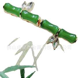 国风竹节新中式钮扣二个尺寸汉服旗袍子母扣竹报平安金玉满堂压襟