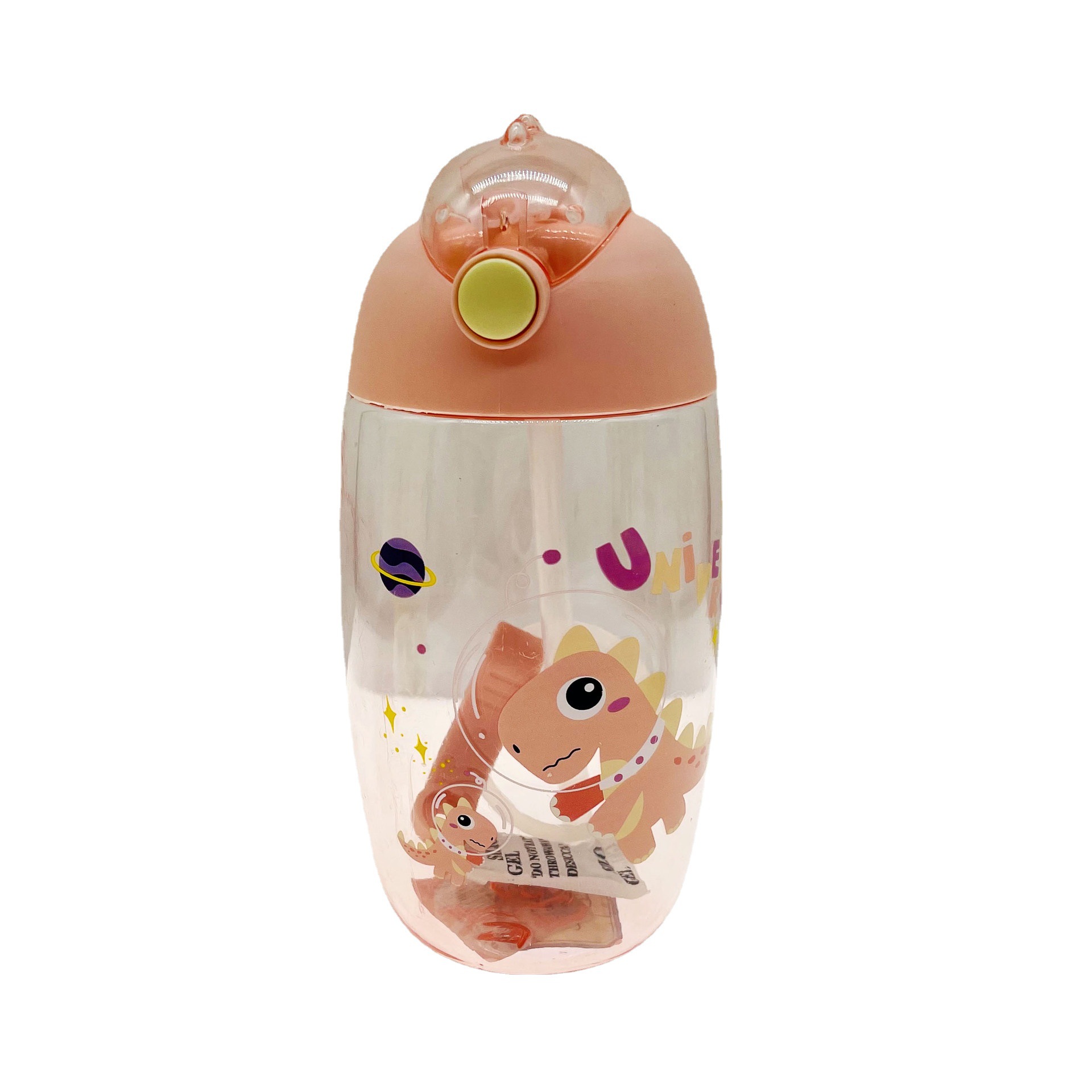 Weilong 2023 nueva celebridad en línea de dibujos animados taza de agua 600ml niños portátil lindo taza correa de paja taza de impresión