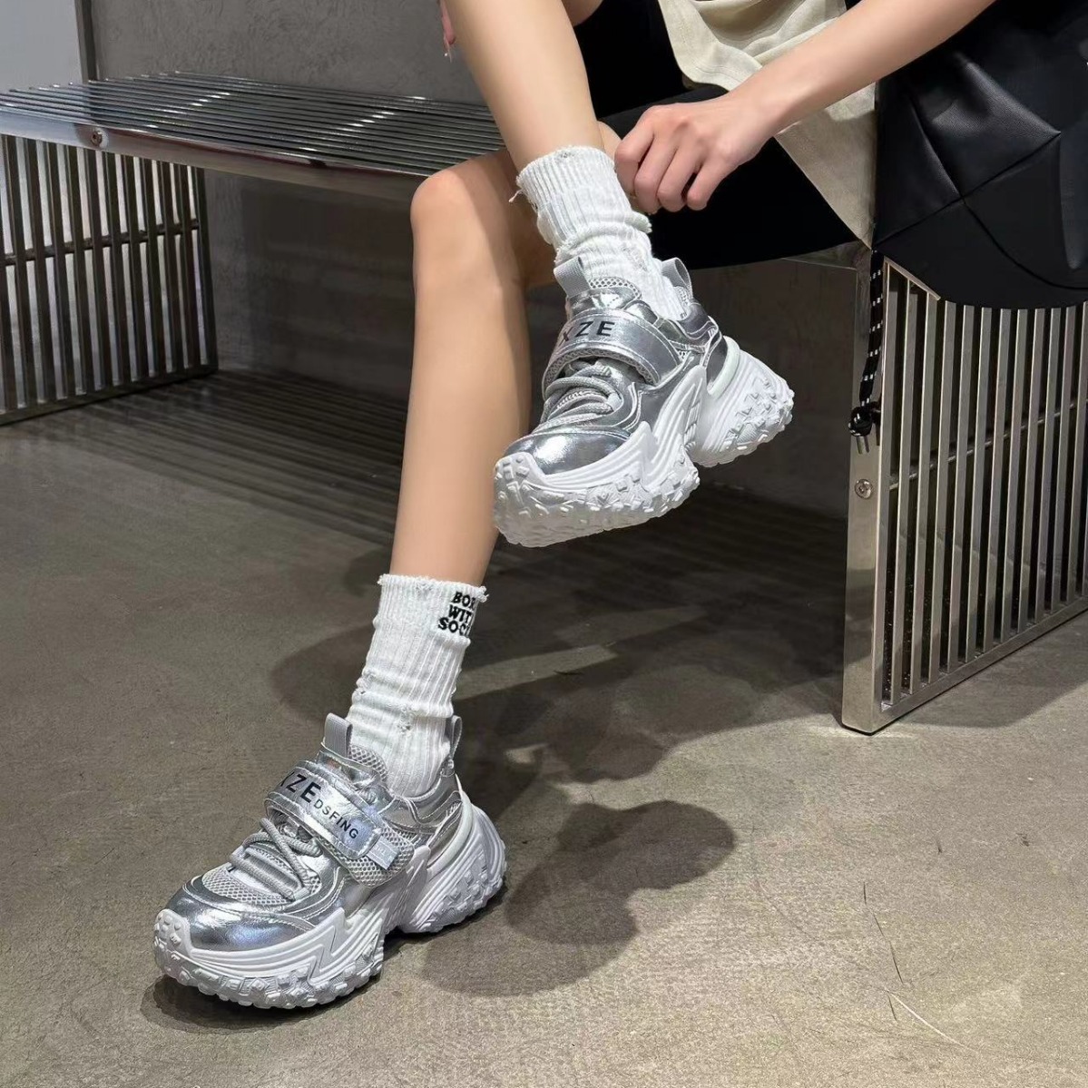Breathable summer sandals platform