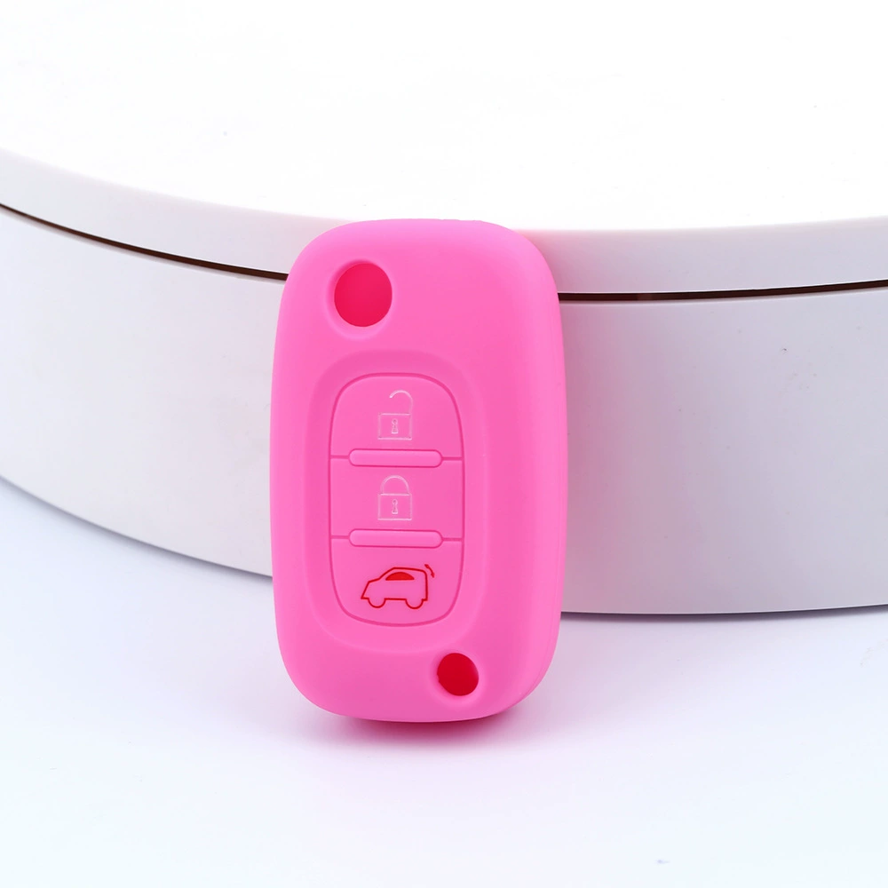 Подходит для Mercedes-Benz, чехол для смарт-ключа, силиконовый прямой складной чехол для ключей, чехол для двух человек, готовый запас