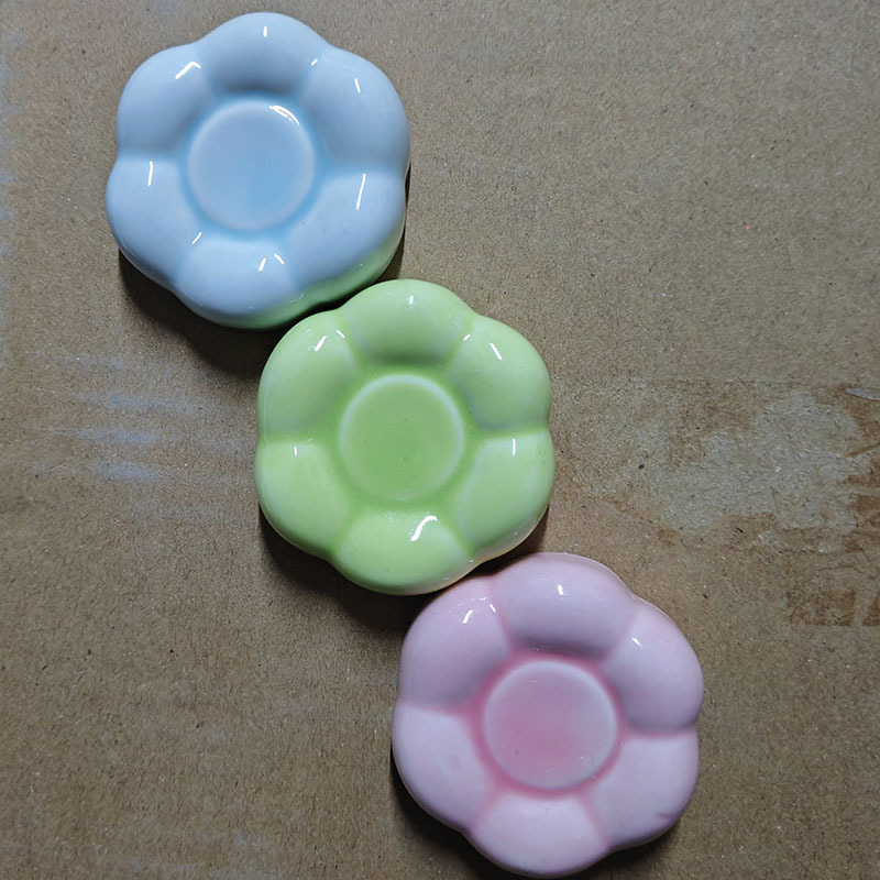 转转乐陶瓷实心底座可爱卡通动物陶瓷转转解压工艺品装饰小配件