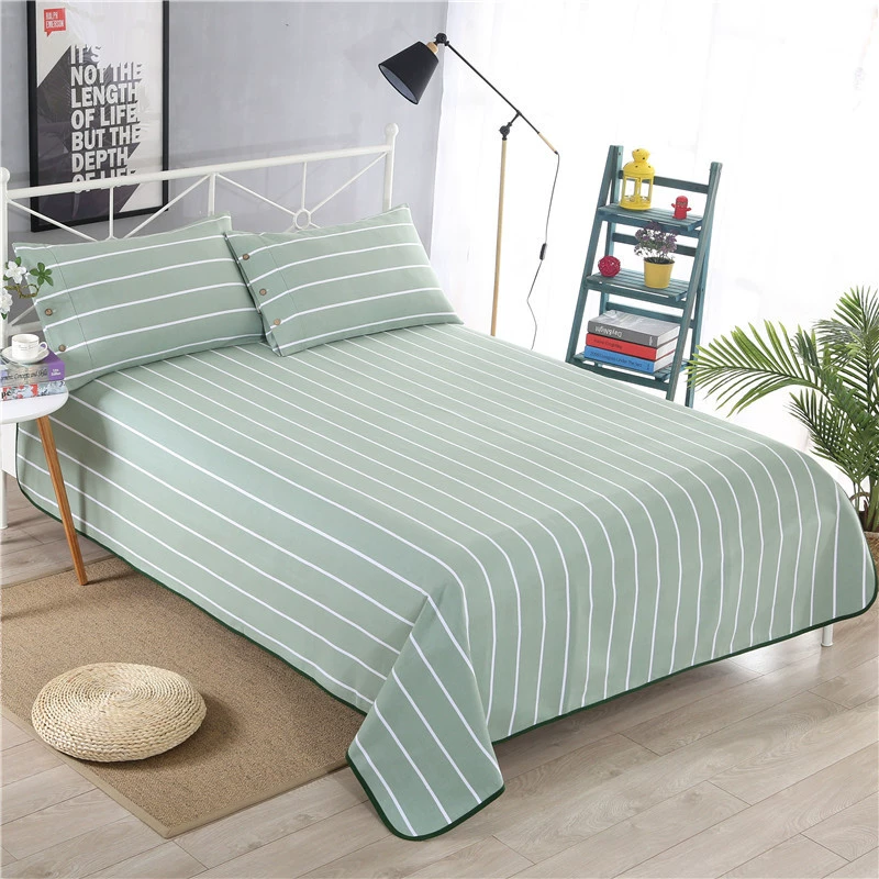 Xyt extra thick cotton old coarse cloth sheet single three-piece set 100 cotton thickened encrypted sheet linen single