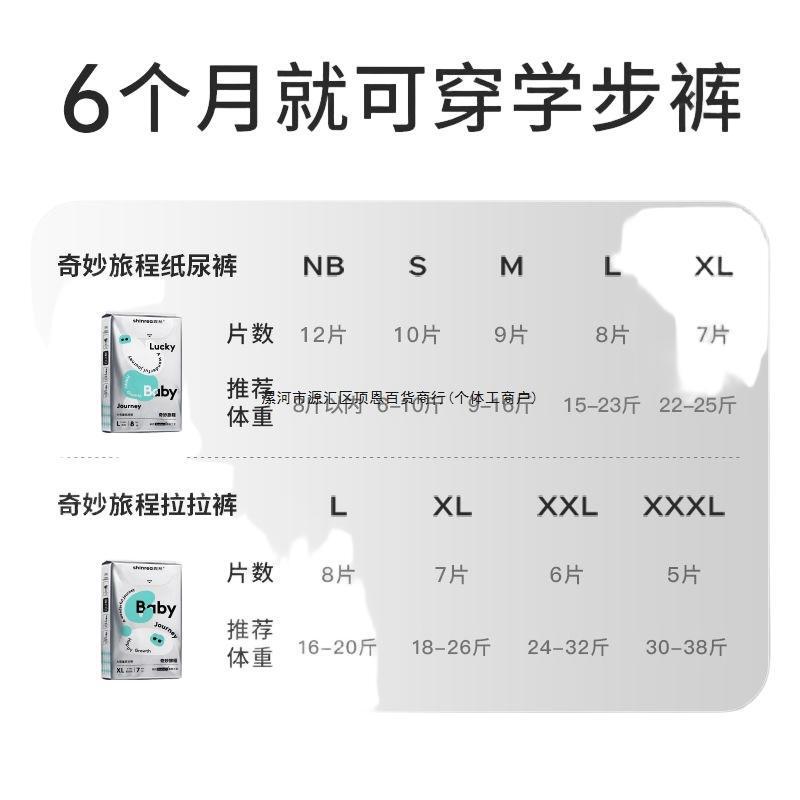 婴儿尿不湿拉拉裤【万人旅程爽然奇妙推荐】试用装LXL/XXL小画家|undefined