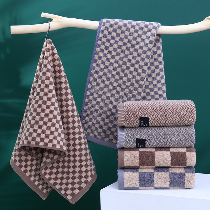 Vintage Cotton Towel, Thickened, Soft, Absorbent, Lint-Free, Suitable for Face Washing and Bathing, Simple and Universal Minimalist Design Vintage Cotton Towel, Thickened, Soft, Absorbent, Lint-Free, Suitable for Face Washing and Bathing, Simple and Universal Minimalist Design