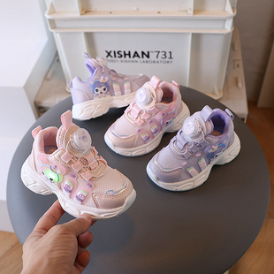 Children's sneaker 2025 Spring New Fashion Boys Velcro Soft Sole Lightweight sneaker Girls Casual Shoes
