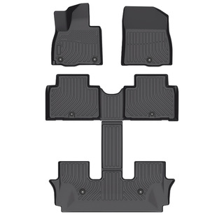 Suitable for Korean Hyundai Palisade Special-Purpose Tpe Car Floor Mats, Non-Slip and Wear-Resistant for Business Vehicles