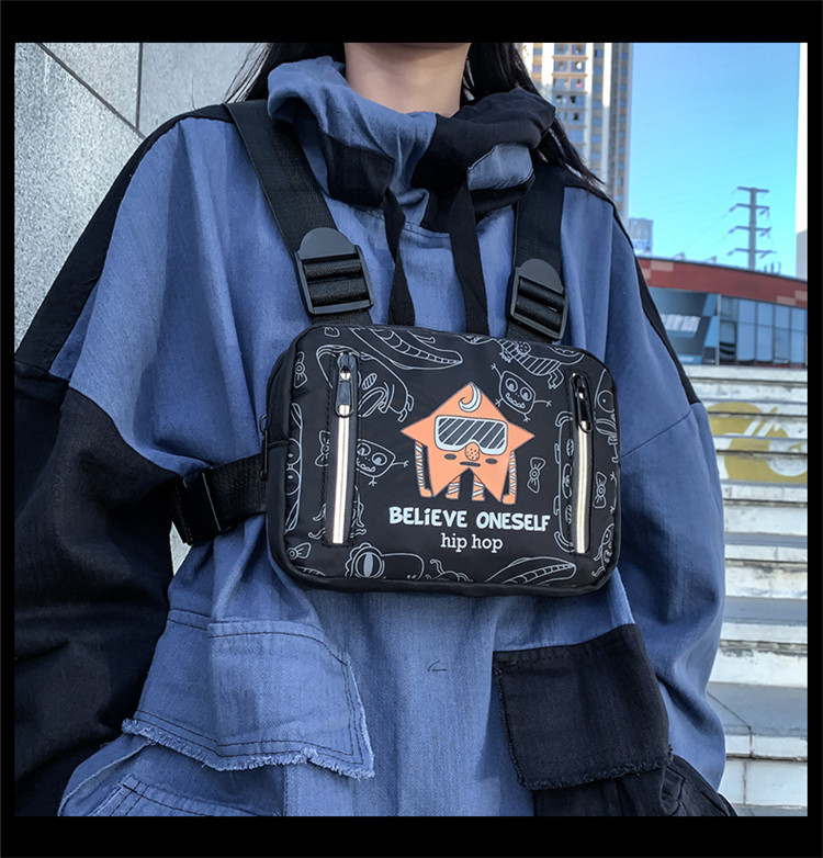 Men's Oxford Cloth Bag Casual Water Repellent Lightweight One-shoulder Messenger Tactical Bag display picture 31