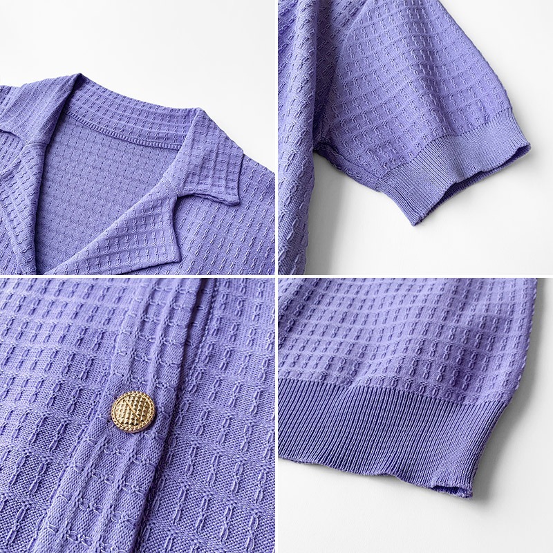 Spring knitted thin sweater