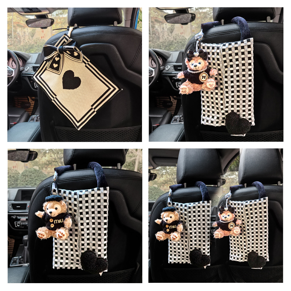 Bolsa de toallas para automóviles de Sherry Meat Duffy, caja de extracción para automóviles, bolsa de toallas para asiento para automóviles