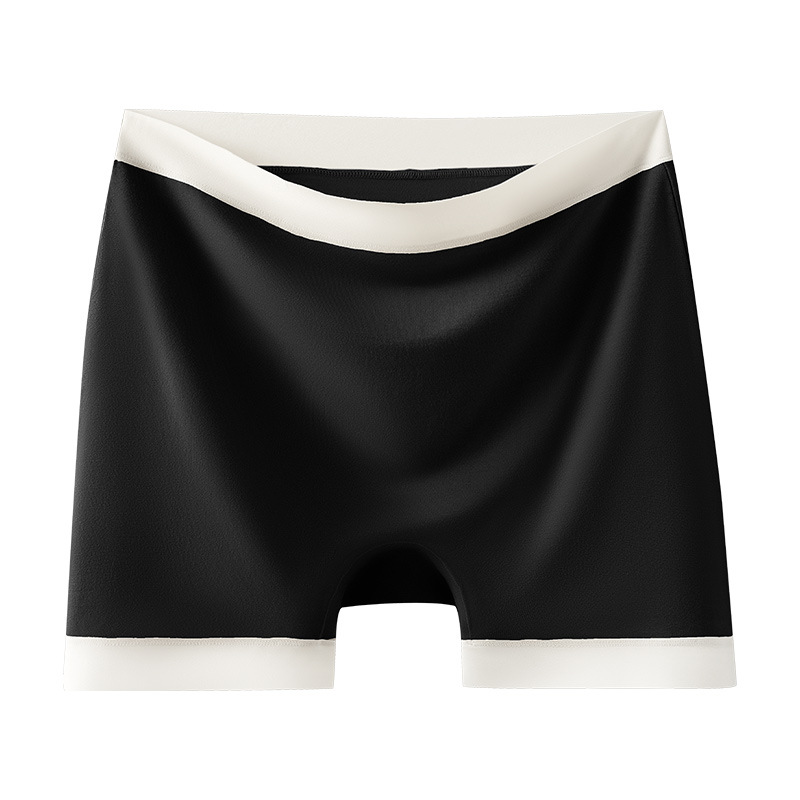 Bóxer Pantalones de seguridad de verano delgados antibacterianos de algodón puro para mujer Dos en uno Pantalones bóxer sin costuras para mujer de cuatro esquinas