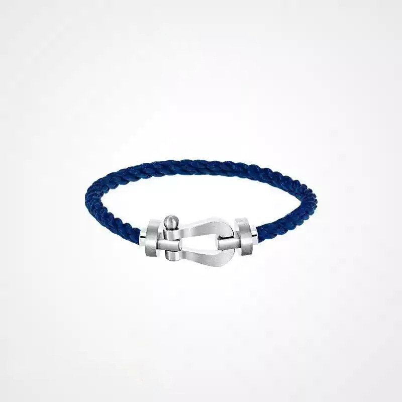 V Gold Version Fred Horseshoe Buckle Bracelet Couple Model Plated 18K Gold Men's and Women's Transfer Wire Bracelet Wholesale