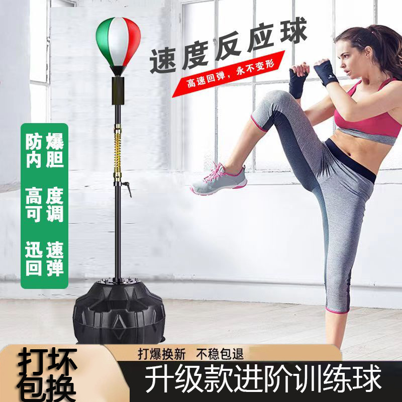 Professional Gymnasium Martial Arts Boxing Speed Ball Reaction Exercise Indoor Vertical Decompression Sanda Fighting Sandbag Target