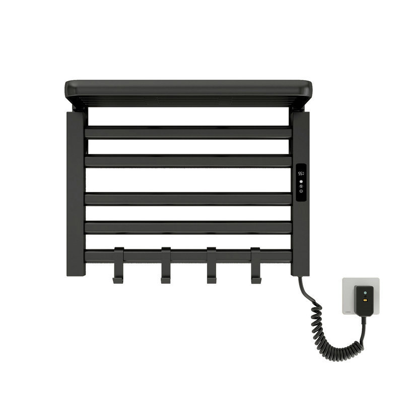 Toallero Eléctrico Termostático de Aleación de Aluminio Sin Perforación para Baño image 5